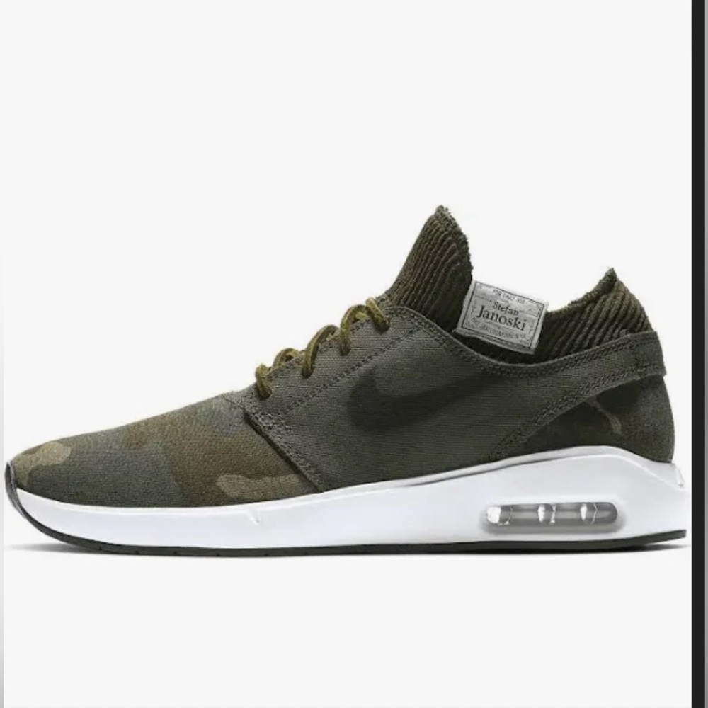 Nike Olive Camo Athletic Shoes